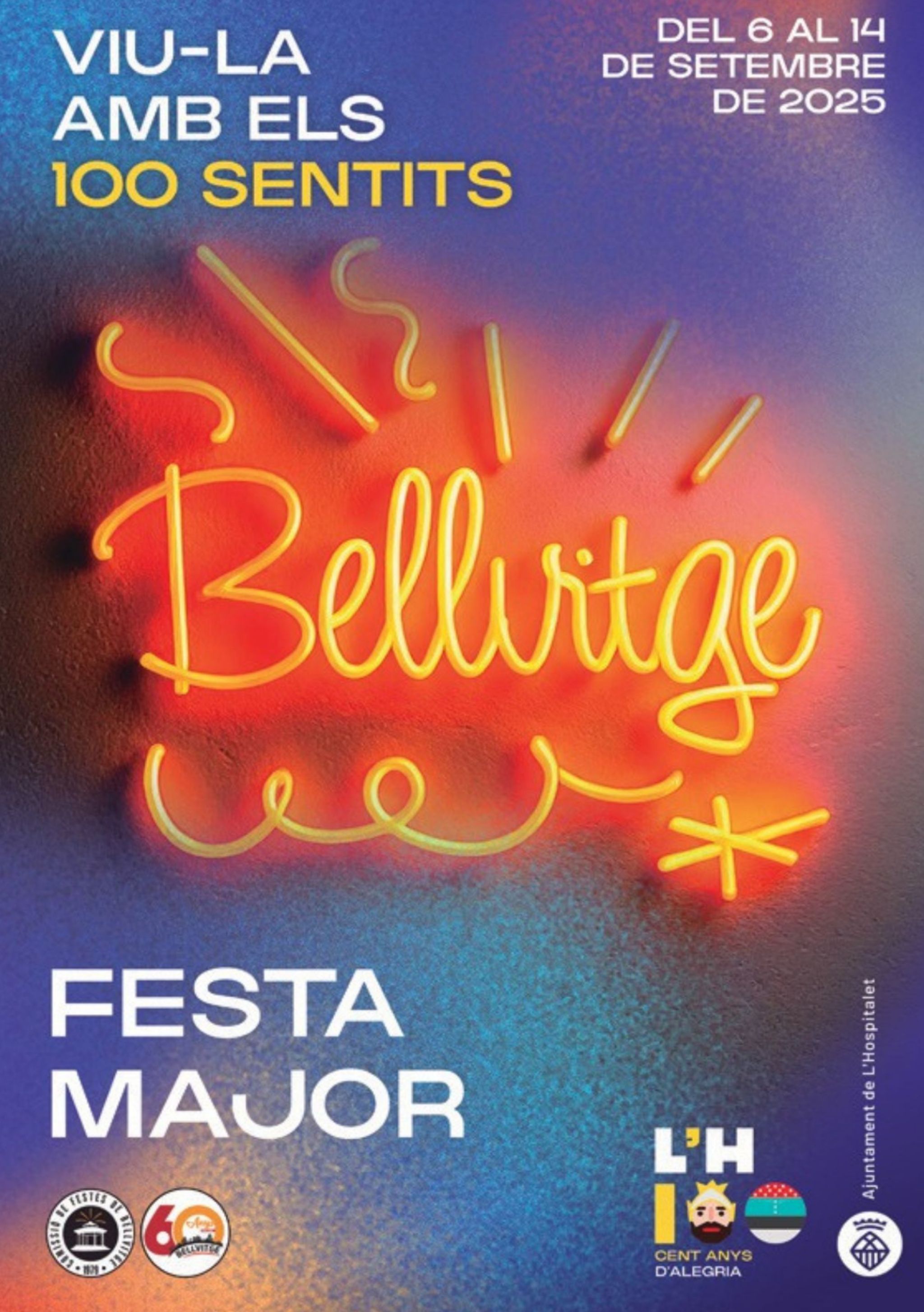 Cartell Festa major de Bellvitge 2025